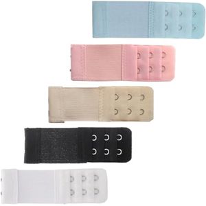 Beha-verlengstukken voor dames - 5 stuks, 3 haken, 3 rijen, uittrekbaar, ideaal voor ondergoed en zwangerschapsaccessoires