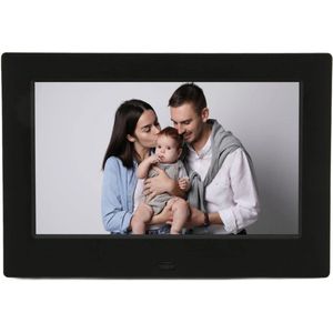 Digitaal Fotolijstje - Digitale Fotolijst - HD Display - 7 inch - Met Klok en Kalender
