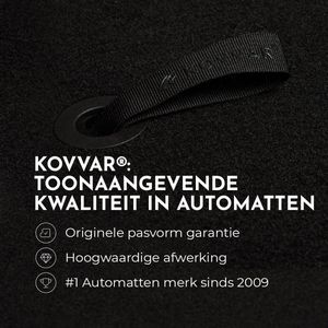 Kofferbakmat geschikt voor Toyota Auris - 2013-2019 - Basic - Uitvoering: Touring Sports | hoge laadvloer