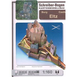 bouwplaat Kasteel Eltz, schaal 1:160