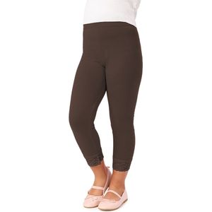 Merry Style MS-MS10-293-LE Meisjes Leggings - Sport - Vrijetijdsbroek - 3/4 Capri – Viscose - Sporbroek - Yogabroek - Bruin - 110