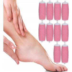 10 x vijlroller inzetstukken voor gladstrijken - Gladstrijkende hoofden - Vervangers voor Scholl Velvet Smooth Diamantvijlen - hoge kwaliteit = Super effectief - Eeltverwijderaar - Replacement Roller Heads - Spare Heads - Skin Scrub