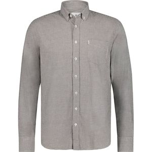 State Of Art Overhemd Wol Pied De Poule Groen - Maat M - Heren - Overhemden Casual