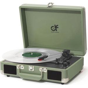 Draagbare Vinyl Platenspeler met 3 Snelheden en Ingebouwde Luidsprekers