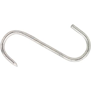 S-haak vleeshaak vertind – 4,0x80 mm