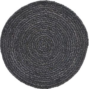 House Doctor - Placemat Circle grijs / blauw - 4 stuks