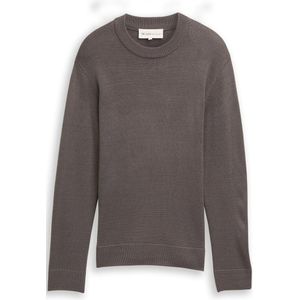 Tom Tailor Denim - Regular Fit - Gebreide Pullover - Effen - Hoge Ronde Hals