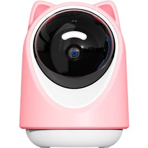 Shop&Home – Babyfoon met App & Wifi – 2K HD Camera, Nachtzicht & Bewegingsdetectie – Slimme Baby Monitor Roze