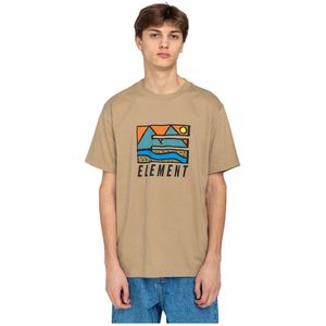 Element - Trekka - T-shirt - Geel - Korte Mouwen - Organische Katoen