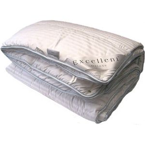Excellent Deluxe Satin Dekbed 4-Seizoenen - Lits-jumeaux - 260x220 cm - Wit