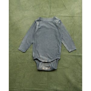 JETPAQ #wasbarewol - Romper lange mouw - Dark Blue - Maat 50