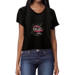 Liu Jo Dames T-shirt Zwart TF4204-JS088/N9565