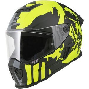 Bogotto Rapto Demon Grijs Geel Integraalhelm - Maat XXL - Helm