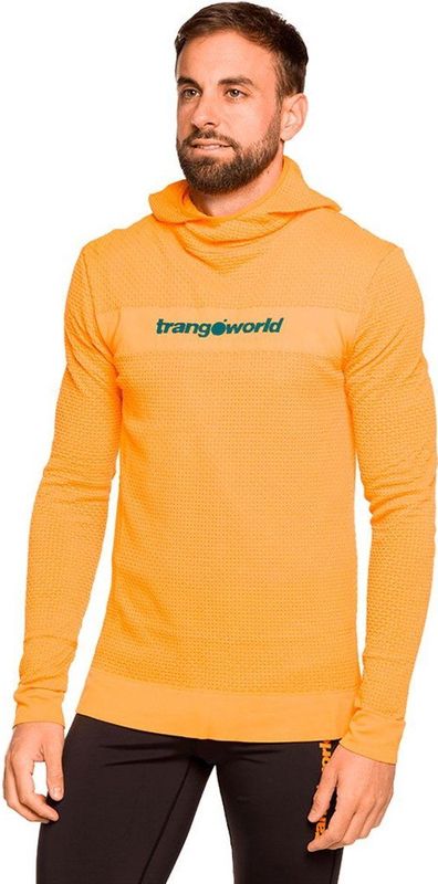 Trangoworld - Tromso Hoodie - Oranje - Snel Droogend - Licht en Comfortabel