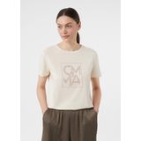 comma - T-Shirt - Regular Fit - Katoenmix