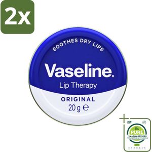 Vaseline - Original - Lip Therapy - Beschermend - 20 g - Voordeelverpakking - 2 stuks - Lippenbalsem - Lippenbescherming