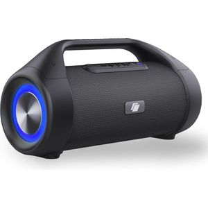 Draadloze Bluetooth Speaker met LED-verlichting - 100 Watt, 12 uur Batterij, Spatwaterdicht en TWS Koppelfunctie