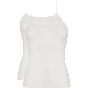 Ten Cate Shirt met smalle bandjes 2Pack Basic Ivoor - Maat XL