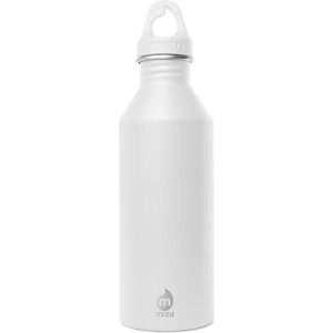 Mizu Drinkfles M8 Wit Duurzame RVS Waterfles 800 ml - BPA-vrij
