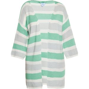 usha - Cardigan - Gestreept - Lang - Driekwart Mouwen