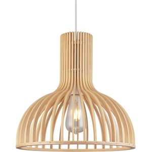 Hanglamp Rovetta - Ø35cm - Handgemaakt - Bamboe - Rotan - Inclusief lichtbron - Natuurlijke uitstraling