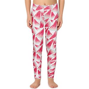 Merry Style Meisjes Lange Legging - van Katoenen - Vrijetijdsbroek - Sport - MS-MS10-337-LE-new - Watermeloen - 110
