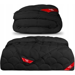 Softimi Anti-allergisch Dekbed 160x200cm Zwart - 4 zones