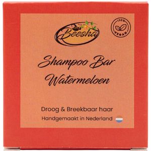 Beesha Shampoo Bar Watermeloen | 100% Plasticvrije en Natuurlijke Verzorging | Vegan, Sulfaatvrij en Parabeenvrij | CG Proof