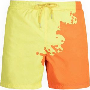Sea'sons- Kids-Swimshort Solid -Orange Yellow - Maat 92/98