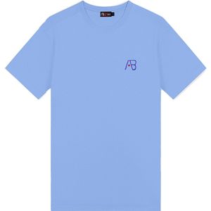 AB Lifestyle - Ink Tee - T-shirt - Cornflower Blue - Katoen