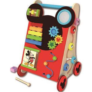 Disney Mickey Mouse Houten Activiteiten Loopwagen TY049