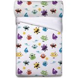 Dekbedovertrek - Grijs - Katoen - 240x220 cm