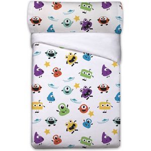 Dekbedovertrek - Grijs - Katoen - 240x220 cm