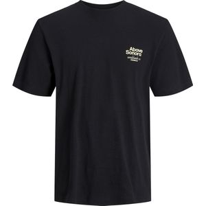 Jack & Jones t-shirt jongens - zwart loose fit - JORcasablanca - maat 140