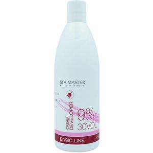 Spa Master Cream Developer – 9% 30VOL – Waterstofperoxide – Crème-activator – Professioneel – 930ml