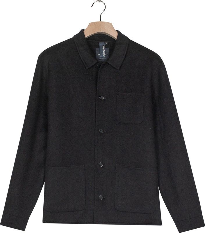 Giordano Mano Jas donkerblauw, Pied De Poule