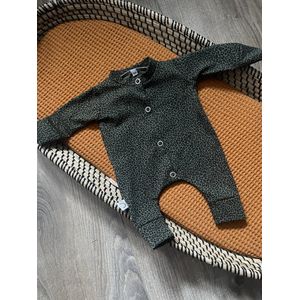 Boxpakje Luipaard - Groen/Zwart - Little Adventure - Maat 50/56 - Dierenprint - GOTS keurmerk