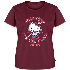 Hello Kitty Run Like A Girl Premium T Shirt Dames