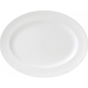Wedgwood White China Serveerschaal ovaal 39 cm