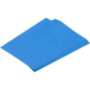 75 vellen A4 gekleurd printpapier 80 g/m² voor documenten afdrukken en kunsthandwerk blauw.