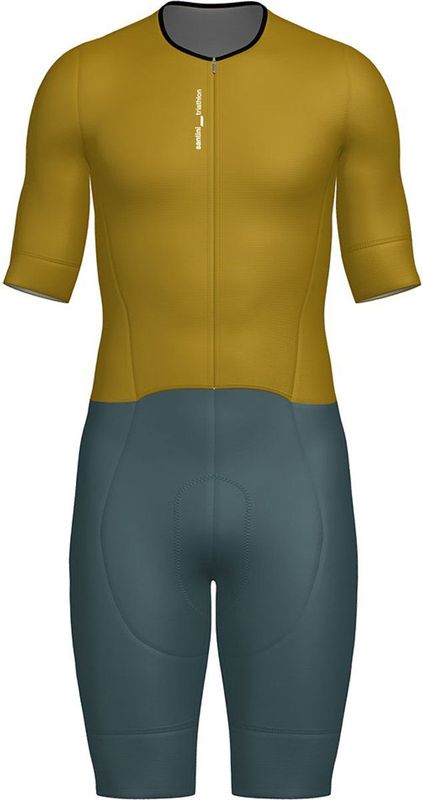Santini Leaf Korte Mouw Triatlonpak