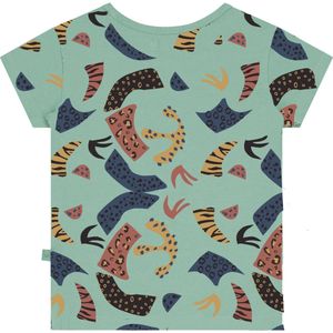 Korte mouwen T-shirt met abstracte all over print