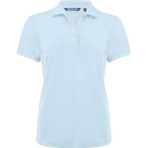 Cutter & Buck Virtue Eco Polo Solid Dames 354435 - Hemel-blauw - 42/XL