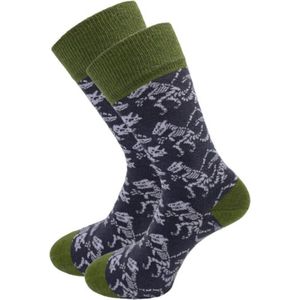 SQOTTON® - Naadloze sokken - Dino - Maat 36-40