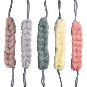 Back Scrubber, 5 Stuks Massage Spons Douche Spons Zachte Exfolirende Douche Loofah Rekbare Vlechten Mesh Spons voor Mannen Vrouwen Exfoliëren Reinigen Verzacht Huid
