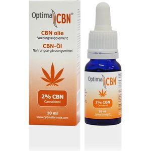 CBN olie 2%, Optima Formula 100% zuivere CBN olie, 10ml, Cannabinol