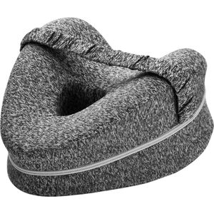 Kniekussen voor in Bed - Grijs - Orthopedisch Kniekussen - Beenkussen - Zijslaapkussen voor Volwassen - Zijslaap Kussen Voor In Bed - Heupklachten