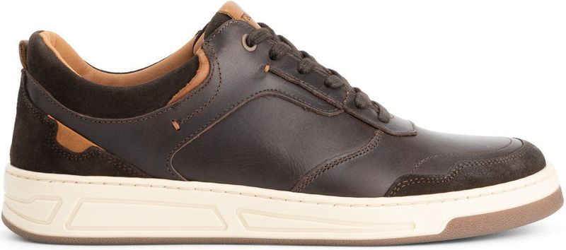 Travelin' Darley Heren - Sneakers - Leer - Donkerbruin