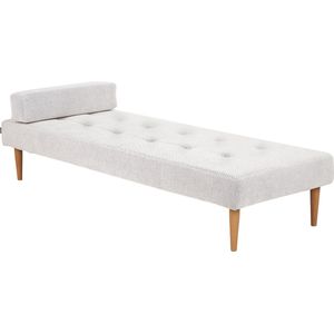 NIORT - Chaise longue - Wit - Polyester