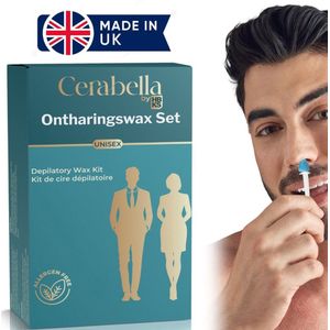 Cerabella - Neuswax Set - Wit - Siliconen - Voor Meerdere Behandelingen